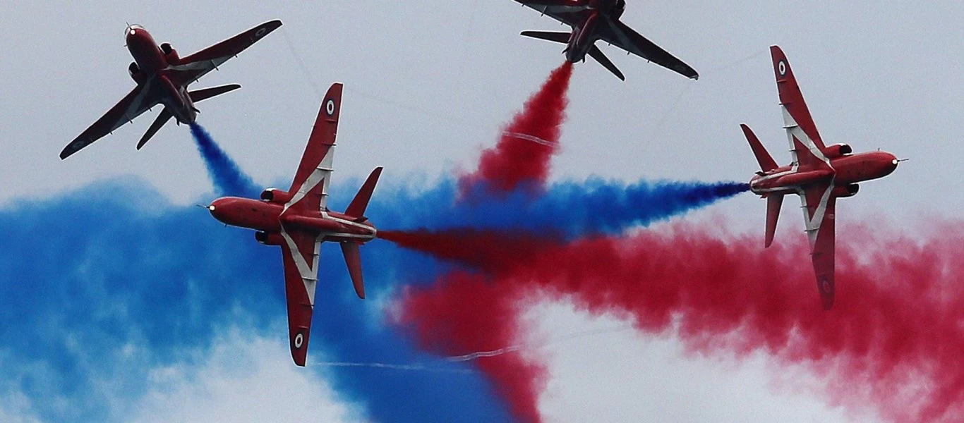 Βίντεο: Οι δοκιμές των Red Arrows πάνω από την Εύβοια